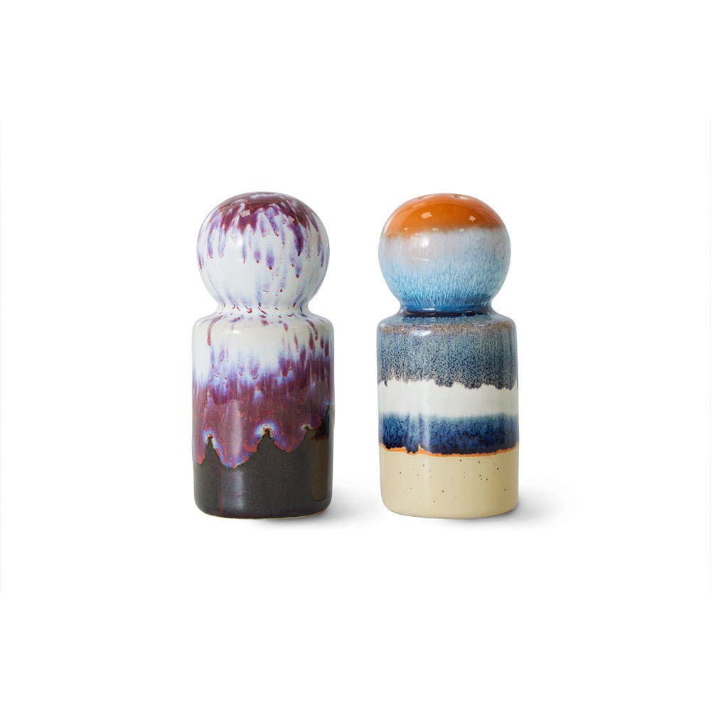 70s Ceramics Pepper & Salt Jar Stargaze