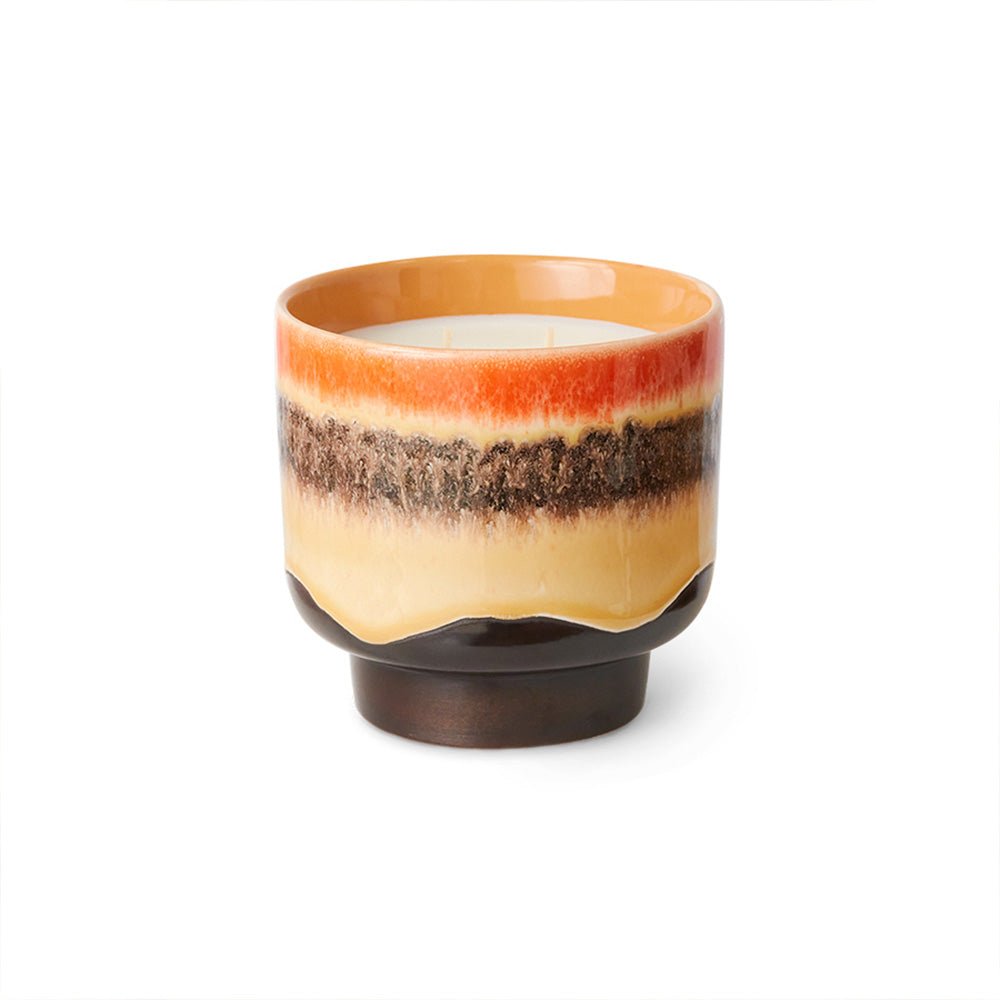 70s Ceramics: Scented Candle - Tulum